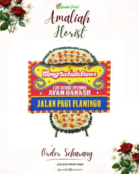 Sewa Papan Bunga Gedung Pernikahan Leuwiliang